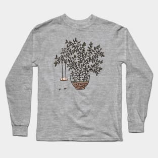 Potted Backyard Long Sleeve T-Shirt